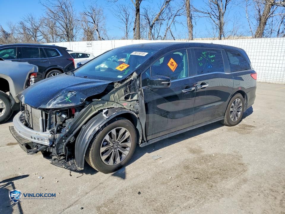 2022 HONDA ODYSSEY EXL – Lot 78515815 auction photo