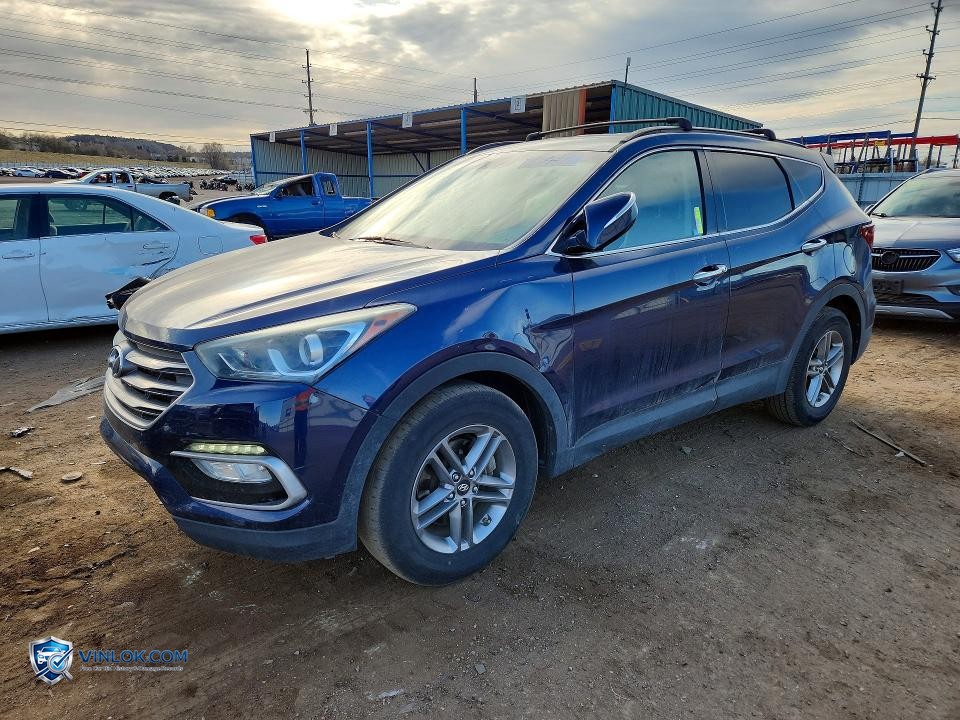 2017 HYUNDAI SANTA FE S – Lot 78522665 auction photo
