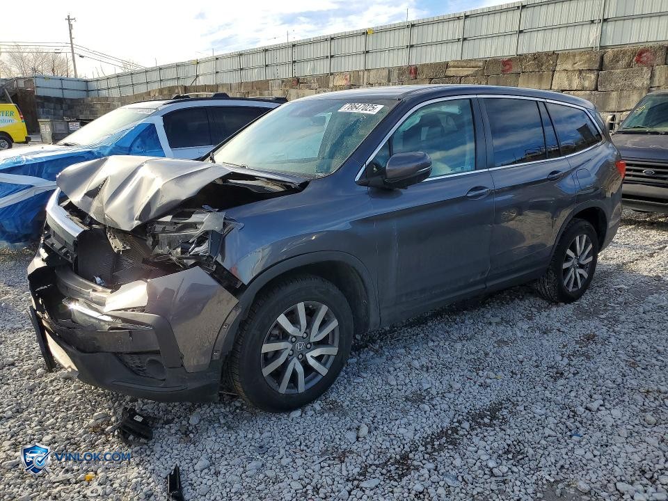 2019 HONDA PILOT EXL – Lot 78647025 auction photo