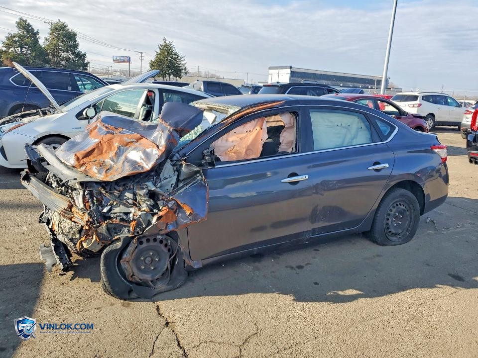 2015 NISSAN SENTRA SV – Lot 78716415 auction photo