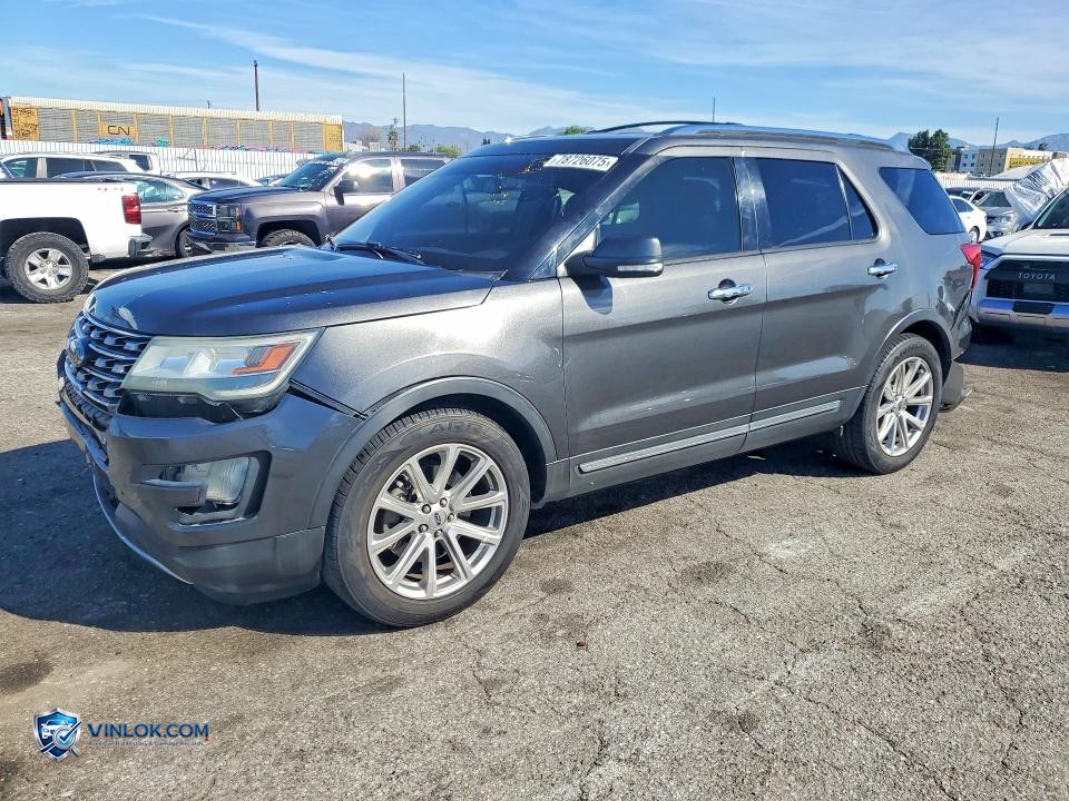 2016 FORD EXPLORER LIMITED – Lot 78726075 auction photo