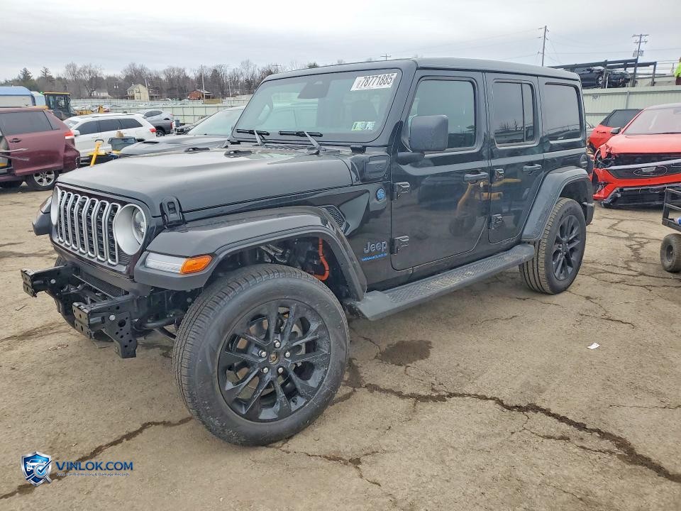 2025 JEEP WRANGLER SAHARA 4XE – Lot 78771885 auction photo