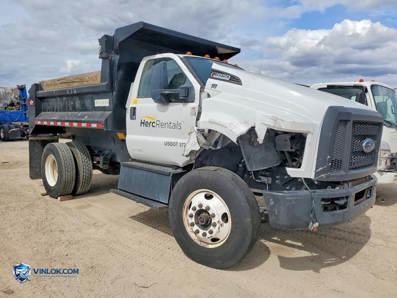 2018 FORD F650 SUPER DUTY DUMP TRUCK – Lot 78820735 auction photo