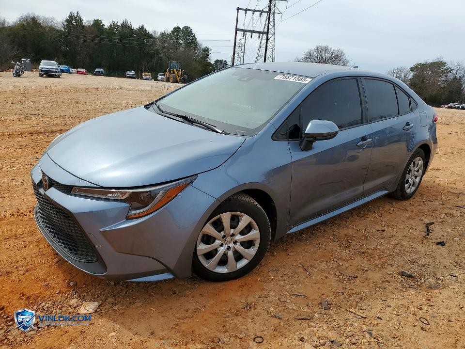 2021 TOYOTA COROLLA LE – Lot 78871585 auction photo