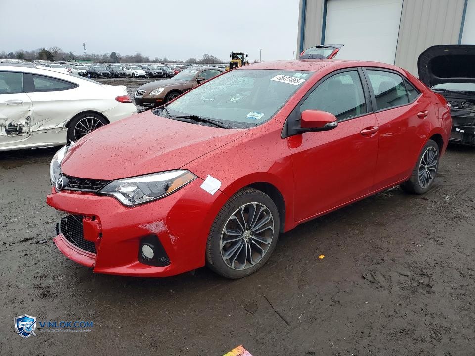 2014 TOYOTA COROLLA S PLUS – Lot 78877485 auction photo