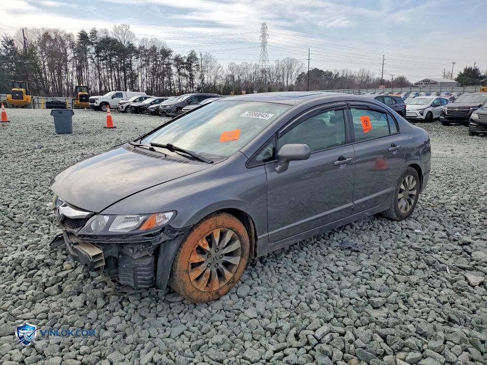 2009 HONDA CIVIC EX – Lot 78890045 auction photo