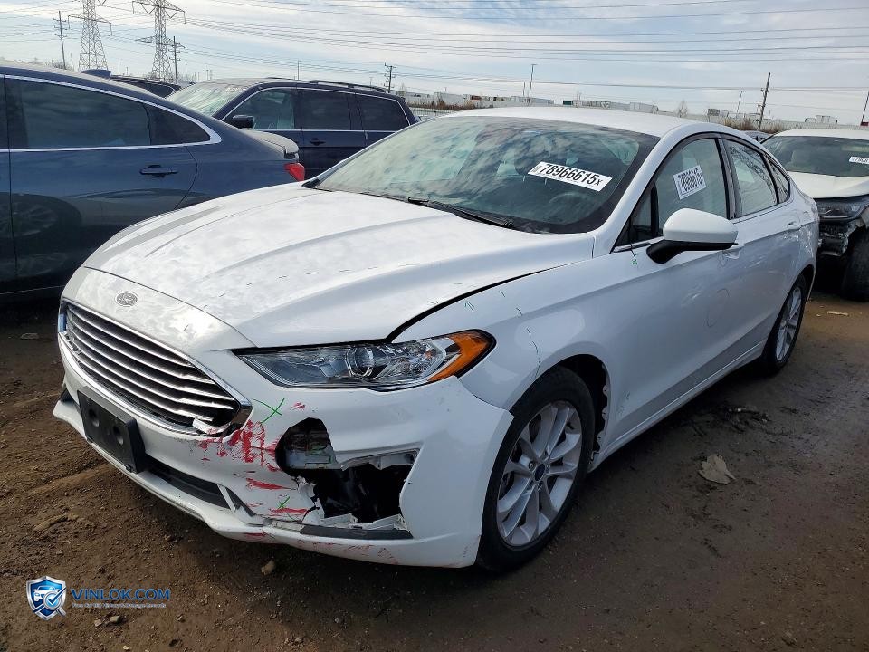 2020 FORD FUSION SE – Lot 78966615 auction photo