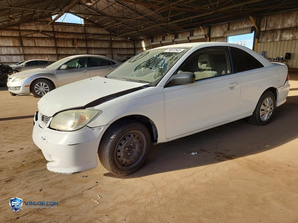 2005 HONDA CIVIC LX – Lot 79037545 auction photo