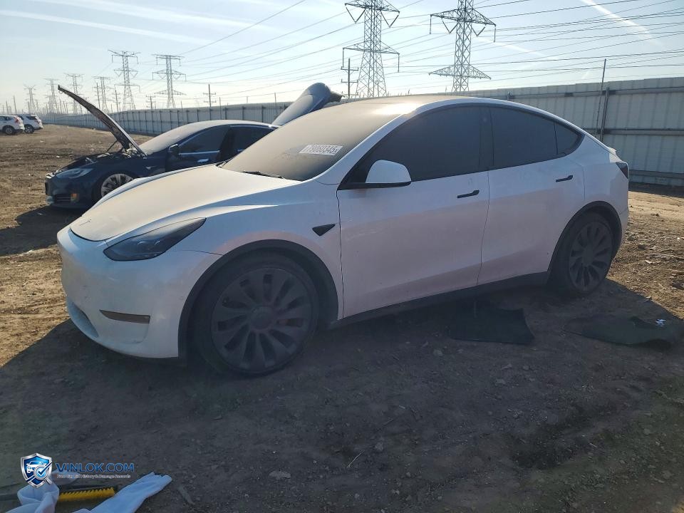 2022 TESLA MODEL Y – Lot 79060345 auction photo