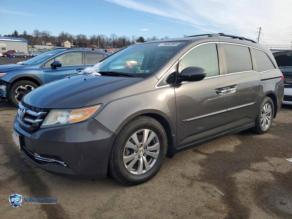 2014 HONDA ODYSSEY EXL – Lot 79063865 auction photo