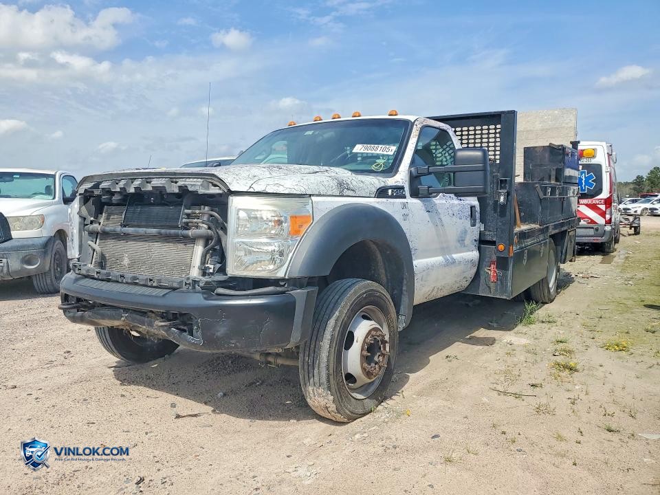 2016 FORD F450 SUPER DUTY FLATBED TRUCK – Lot 79088105 auction photo