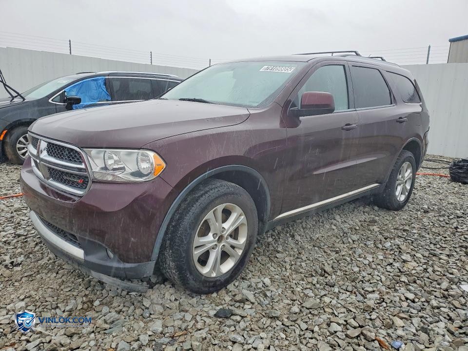 2012 DODGE DURANGO SXT – Lot 79109805 auction photo