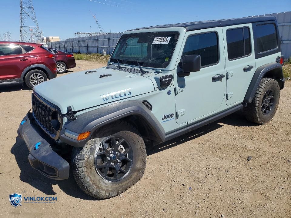 2024 JEEP WRANGLER 4XE – Lot 79120325 auction photo