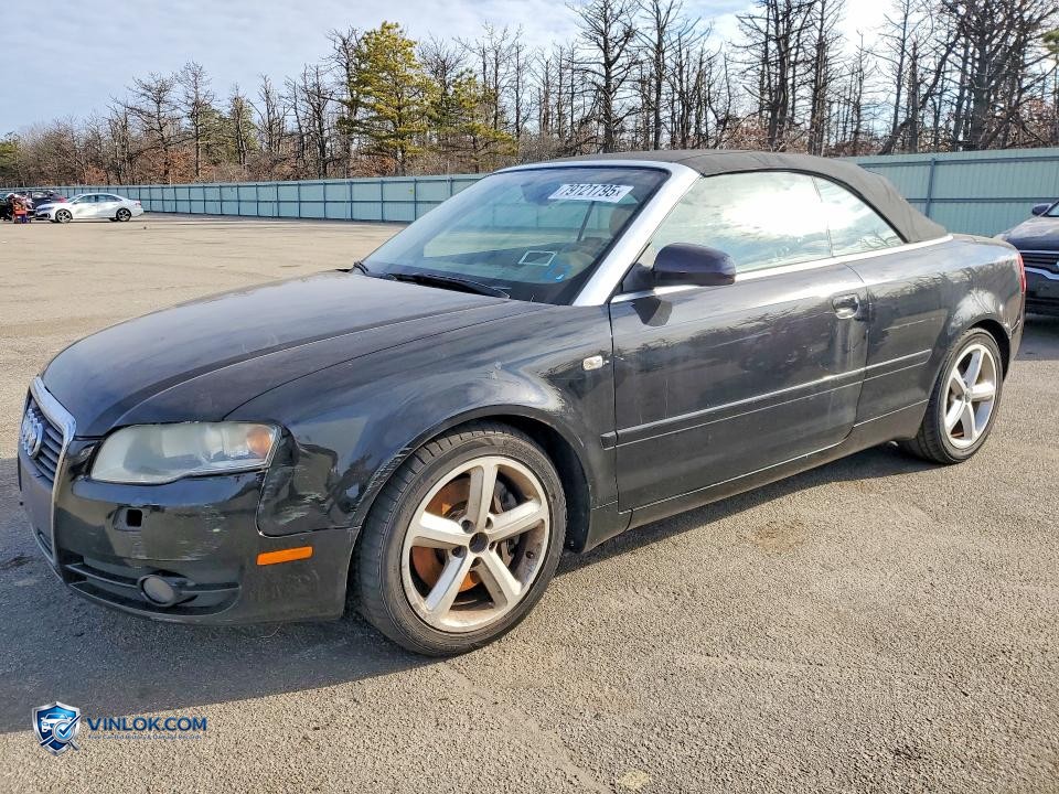 2007 AUDI A4 3.2 CABRIOLET QUATTRO – Lot 79121795 auction photo