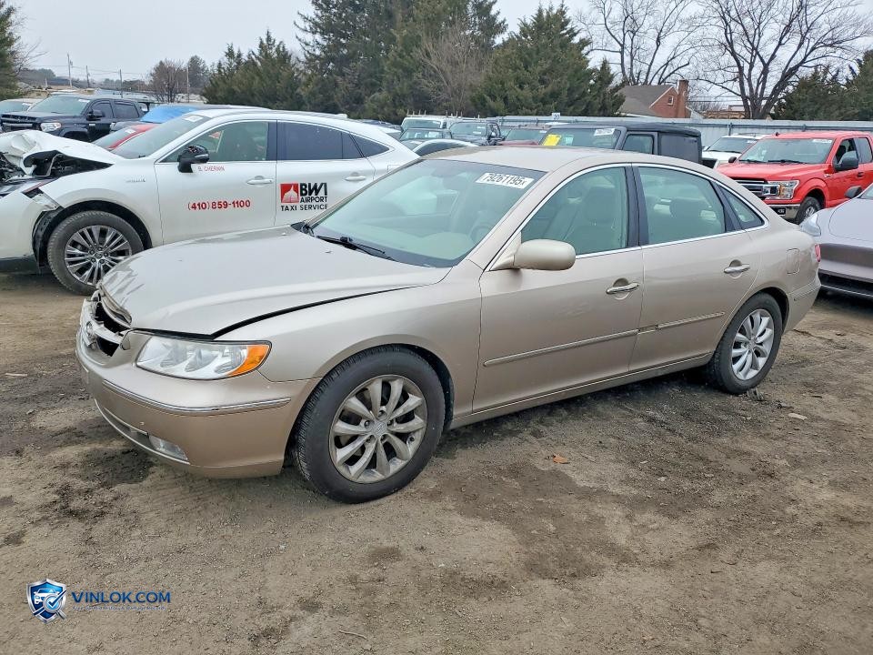 2006 HYUNDAI AZERA SE – Lot 79261195 auction photo