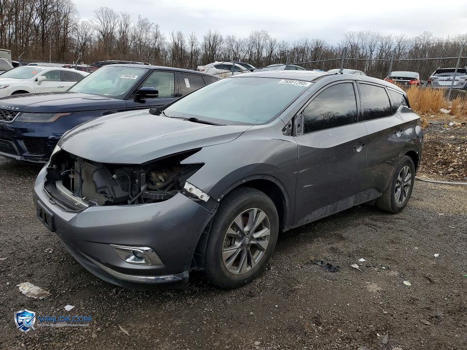 2017 NISSAN MURANO SL – Lot 79351765 auction photo