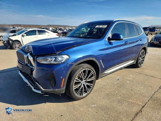 2022 BMW X3 XDRIVE30I – Lot 79577845 auction photo