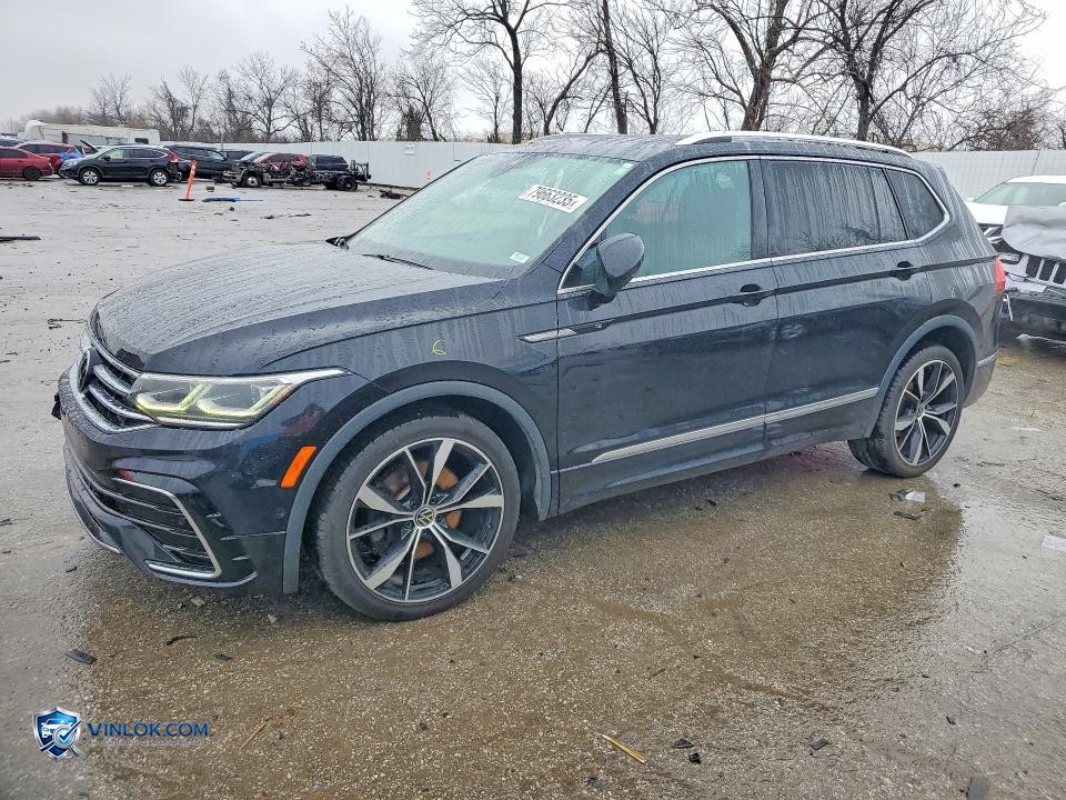 2022 VOLKSWAGEN TIGUAN SEL R-LINE – Lot 79663235 auction photo