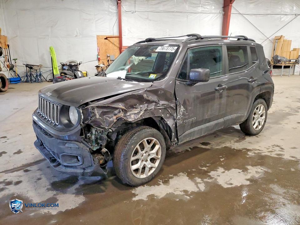 2017 JEEP RENEGADE LATITUDE – Lot 79678775 auction photo