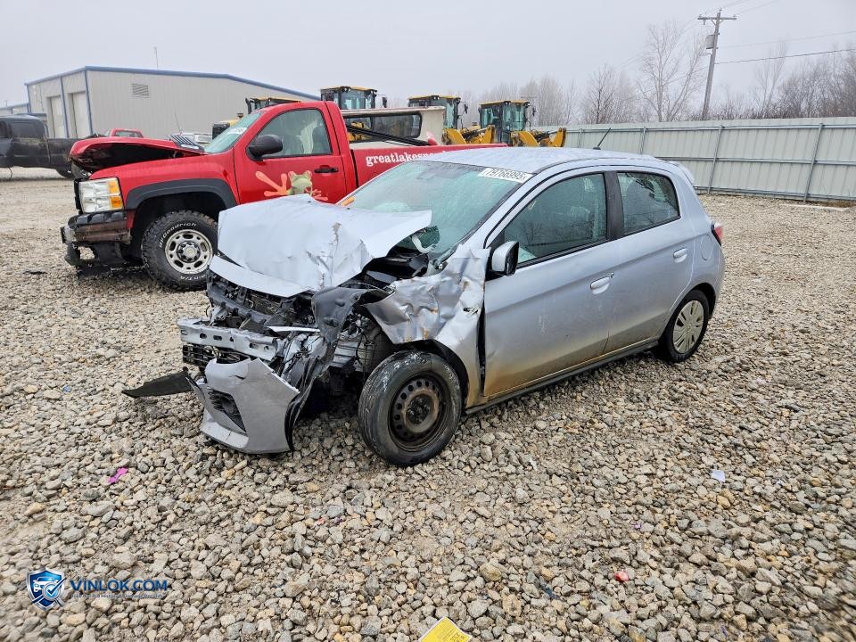 2021 MITSUBISHI MIRAGE ES – Lot 79766995 auction photo
