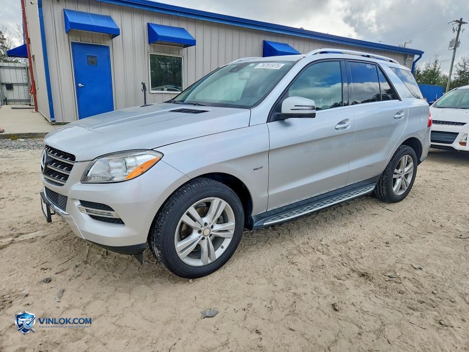2012 MERCEDES-BENZ ML 350 4MATIC – Lot 79781975 auction photo