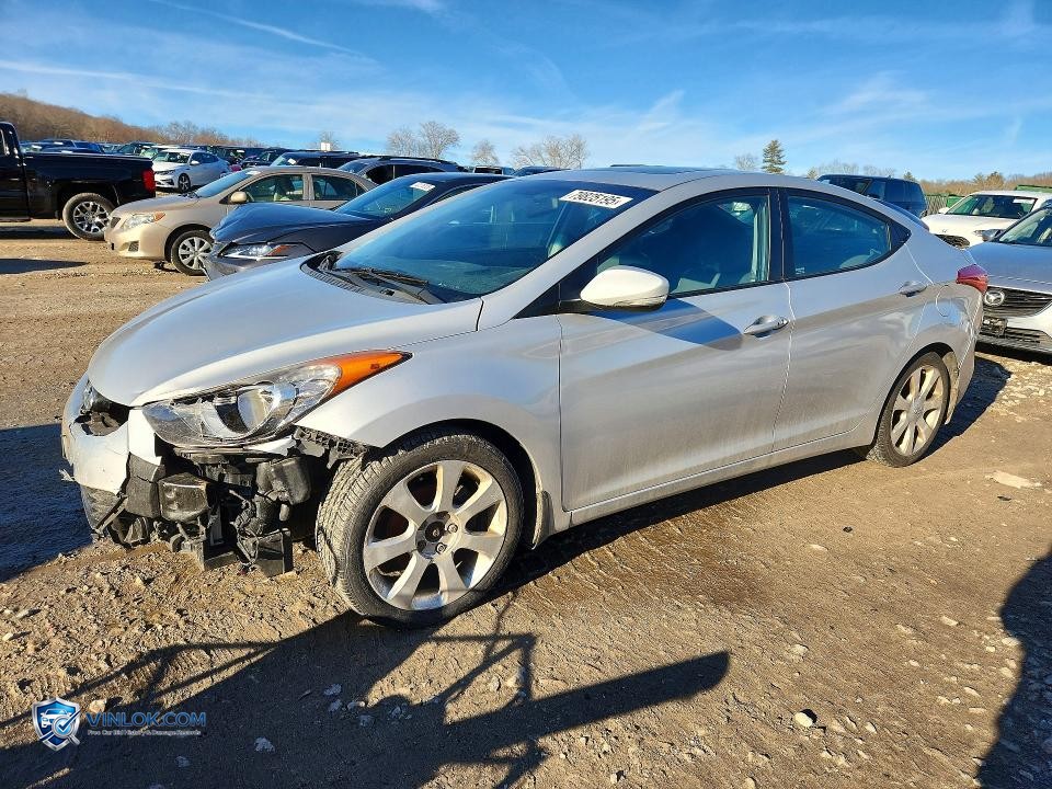 2012 HYUNDAI ELANTRA LIMITED – Lot 79825195 auction photo