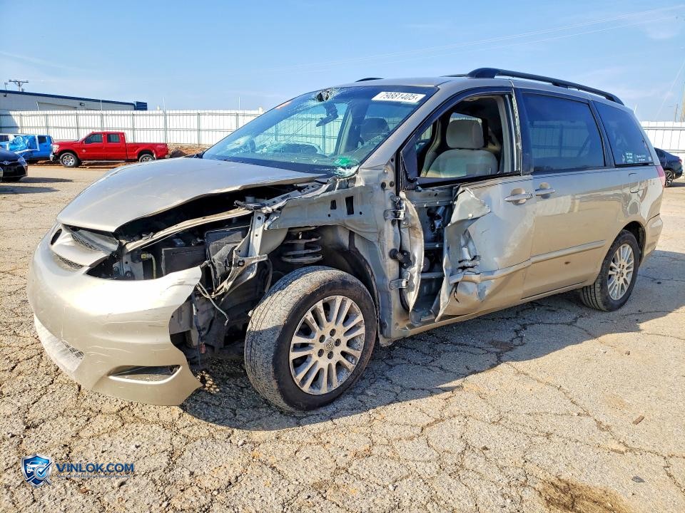 2008 TOYOTA SIENNA LE 7-PASSENGER – Lot 79881405 auction photo