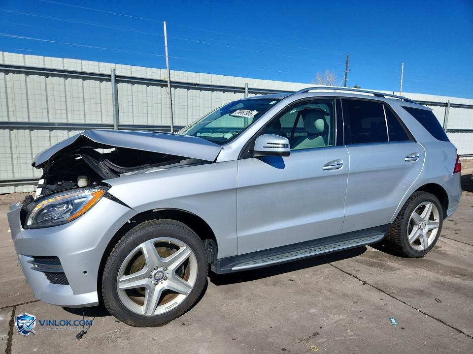 2015 MERCEDES-BENZ ML 350 4MATIC – Lot 79967985 auction photo