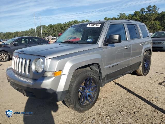 2015 JEEP PATRIOT SPORT – Lot 87093755 auction photo