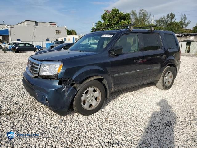 2012 HONDA PILOT LX – Lot 91035555 auction photo
