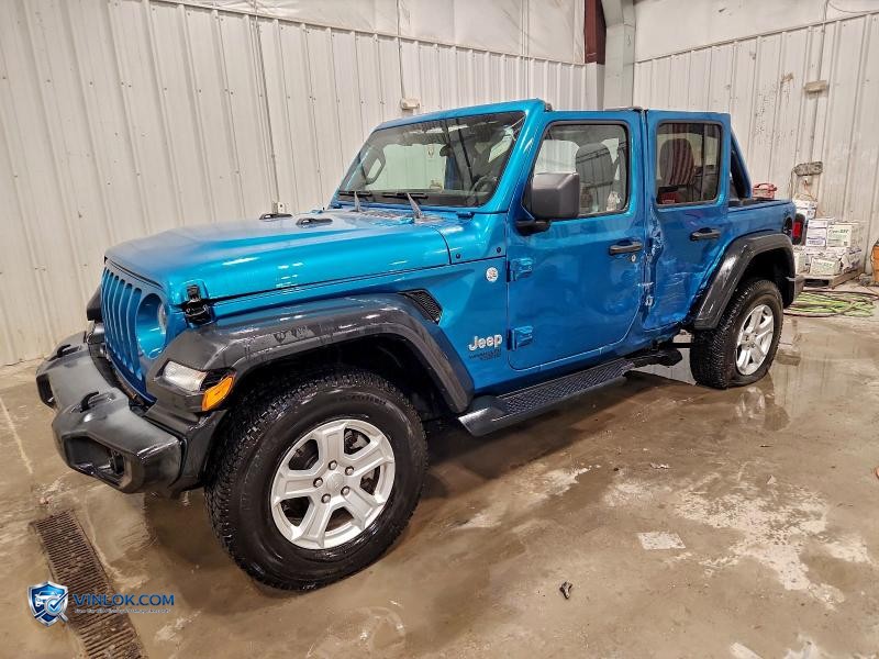 2020 JEEP WRANGLER UNLIMITED SPORT – Lot 93894425 auction photo