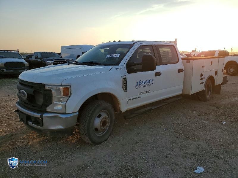 2021 FORD F350 SD 6.7L V8 TURBO DIESEL – Lot 97886765 auction photo