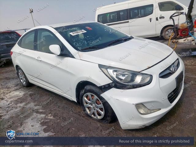 2013 HYUNDAI ACCENT – Lot 41665196 auction photo