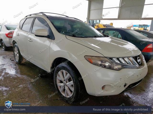 2012 NISSAN MURANO – Lot 41665216 auction photo