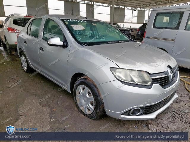 2016 RENAULT SYMBOL – Lot 41674486 auction photo