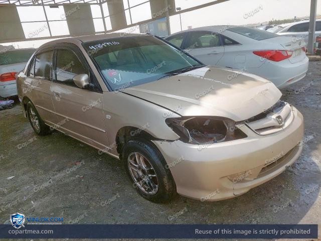 2005 HONDA CIVIC – Lot 41847916 auction photo