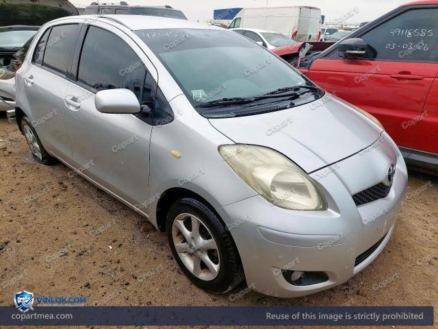 2010 TOYOTA YARIS – Lot 42015526 auction photo