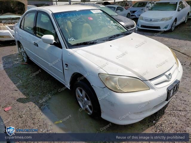 2004 HONDA CIVIC – Lot 42024056 auction photo