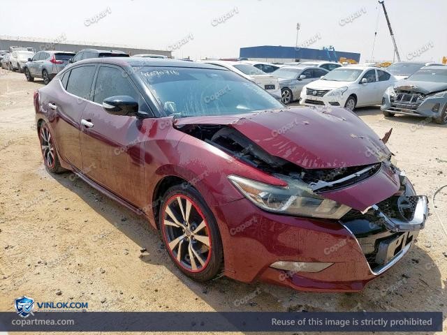 2016 NISSAN MAXIMA – Lot 46070716 auction photo