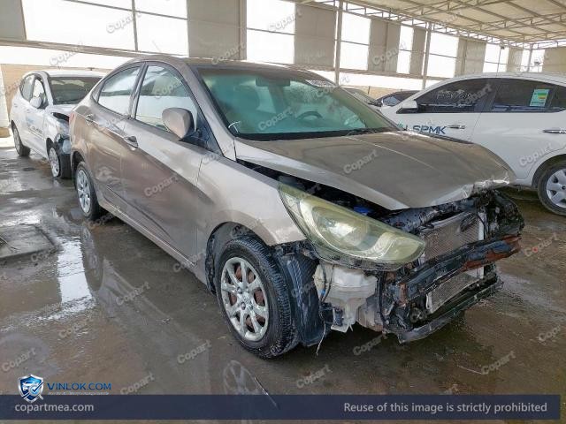 2012 HYUNDAI ACCENT – Lot 46074096 auction photo