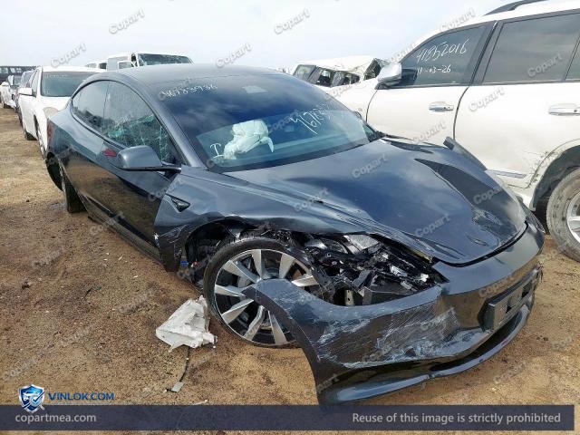 2026 TESLA MODEL 3 – Lot 46783936 auction photo