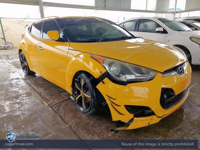 2015 HYUNDAI VELOSTER – Lot 46786896 auction photo