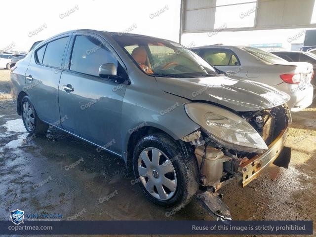 2012 NISSAN VERSA – Lot 47674076 auction photo