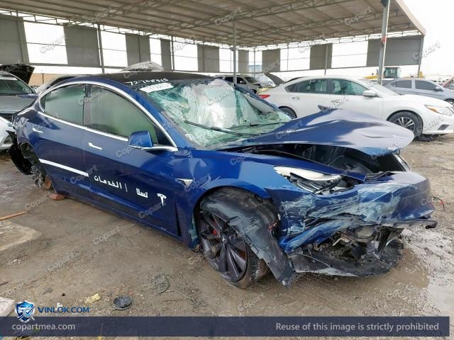 2020 TESLA MODEL 3 – Lot 48887896 auction photo