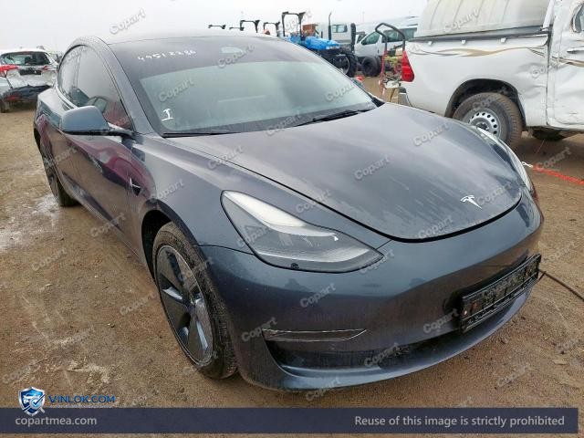 2022 TESLA MODEL 3 – Lot 49512286 auction photo