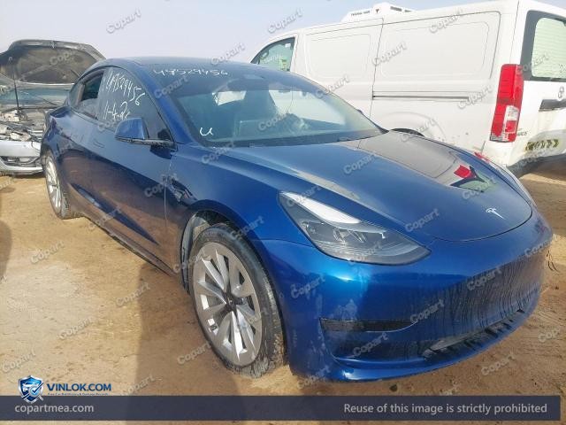 2021 TESLA MODEL 3 – Lot 49529456 auction photo