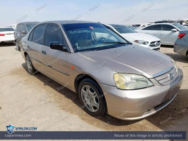 2002 HONDA CIVIC – Lot 50020296 auction photo