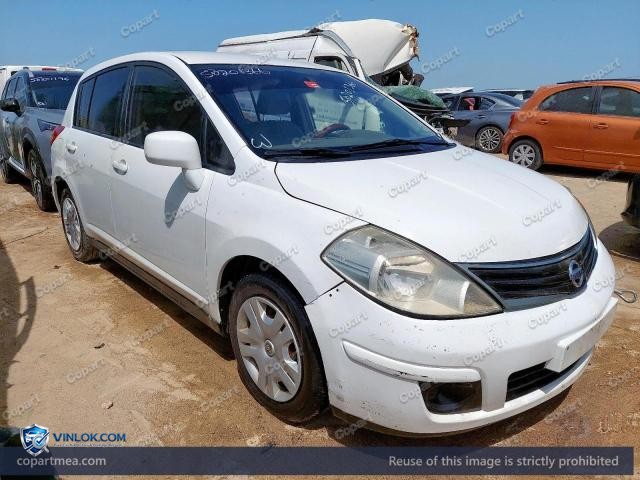 2012 NISSAN TIIDA – Lot 50201366 auction photo