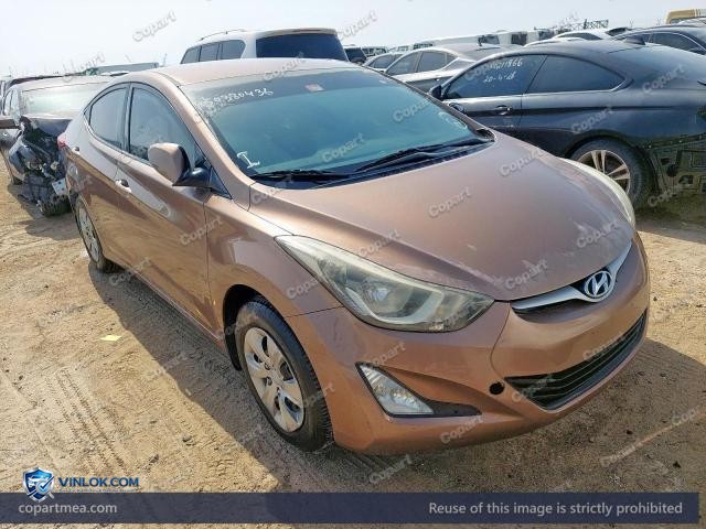 2016 HYUNDAI ELANTRA – Lot 50380436 auction photo