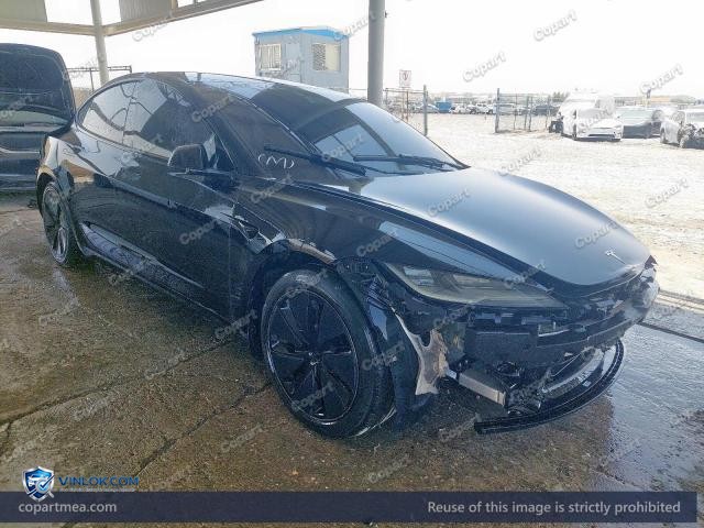 2024 TESLA MODEL 3 – Lot 50688366 auction photo